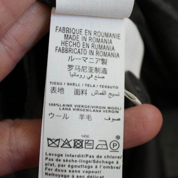 NWT Bonpoint Joba Virgin Wool Suspender Style Trouser Pants Gray Chine 14 Girls - Picture 8 of 8